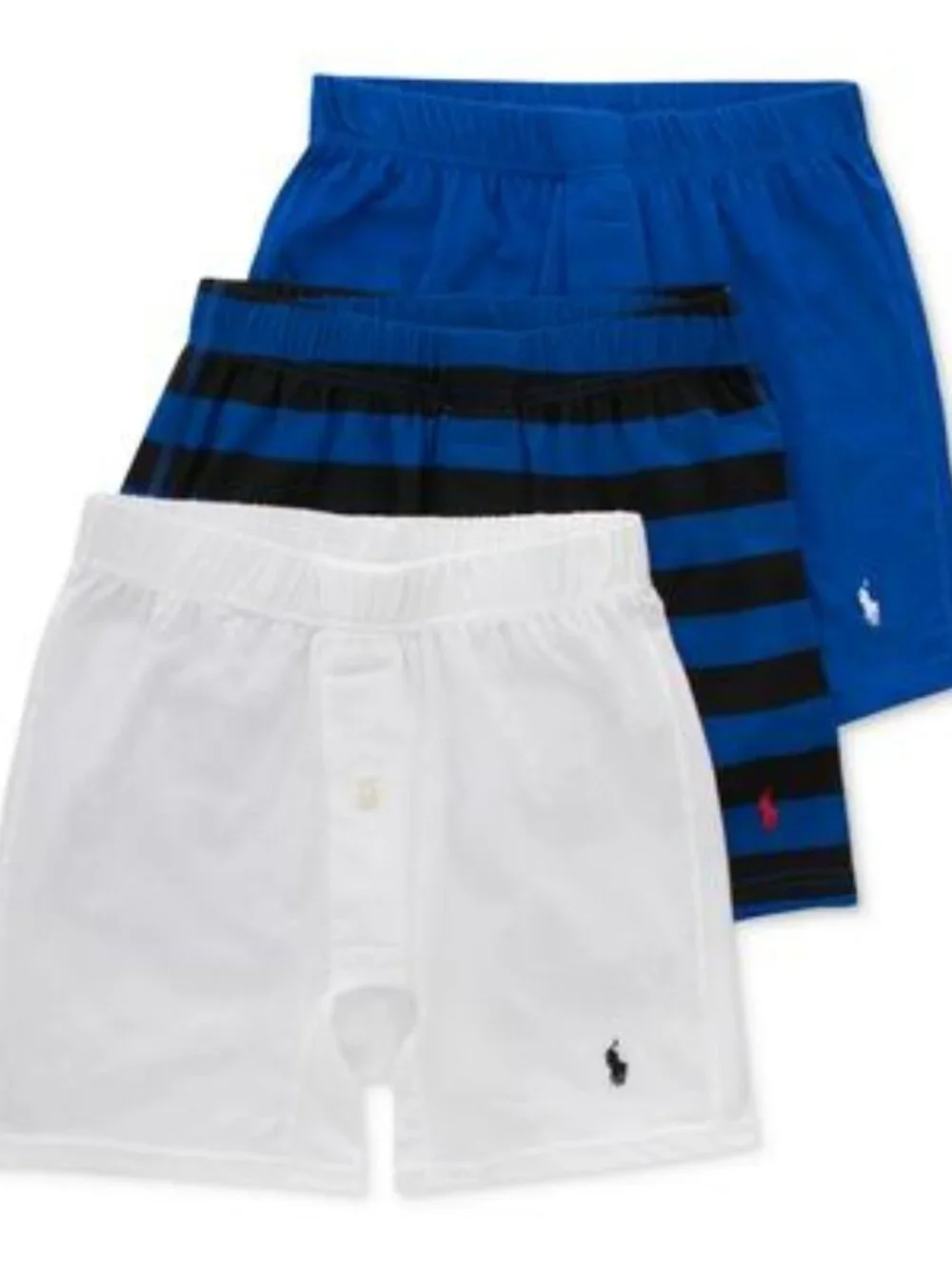 Polo Ralph Lauren Men's 3-Pack Classic Stretch Knit Boxers